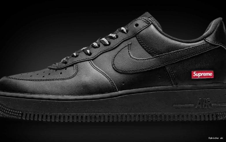Air Supreme Low 1 Nike Force Black 0628